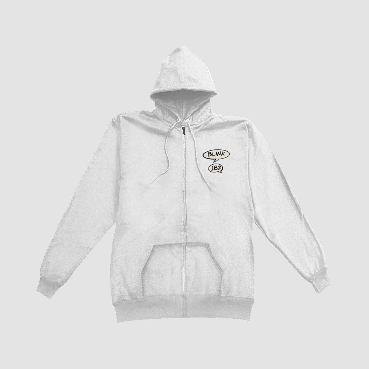 Blink 182 - Roger Rabbit White Zip Hoodie