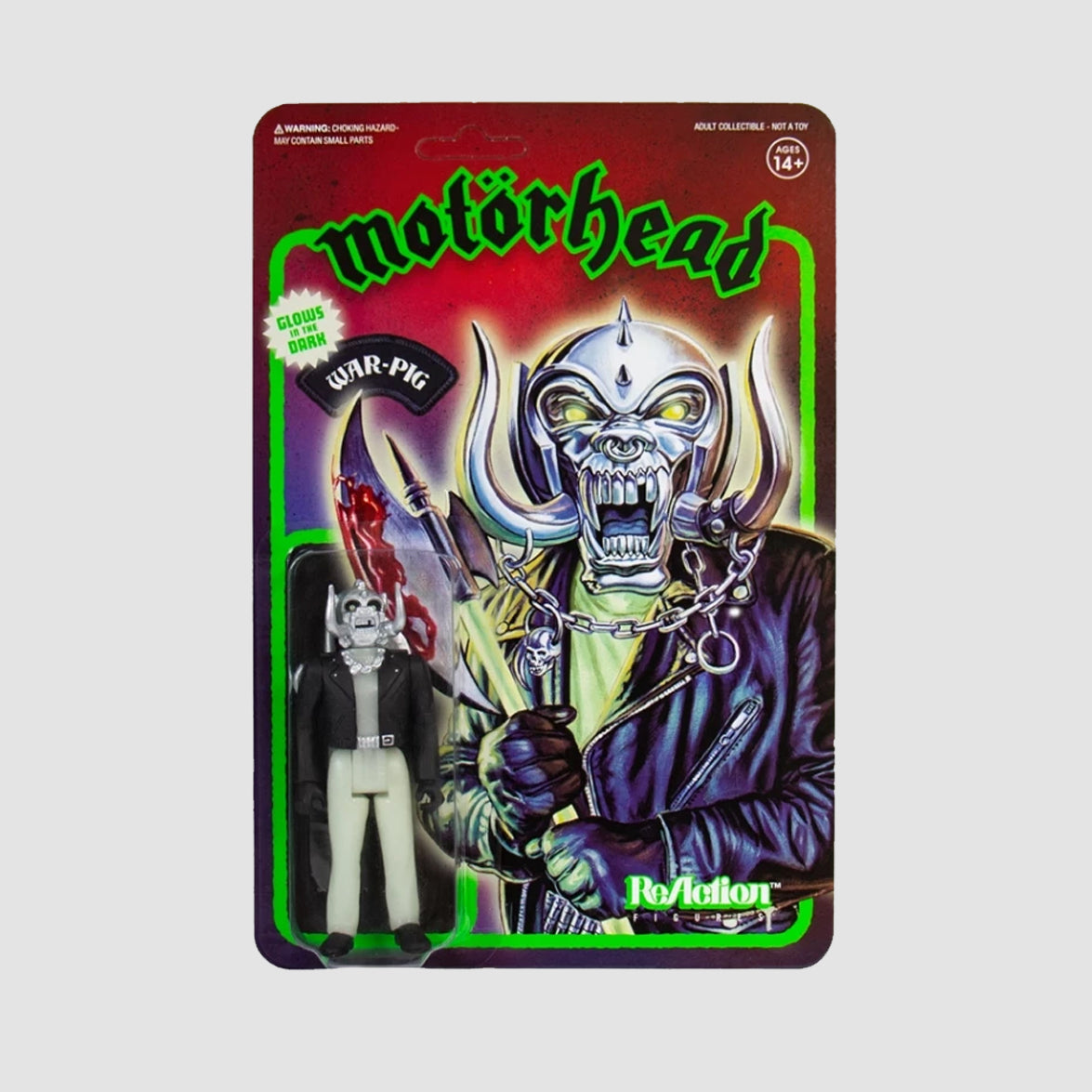 Motorhead - Warpig Glow In The Dark Reaction Figure