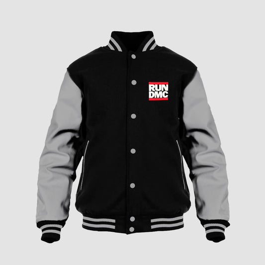 Run DMC - It's Like That Black/Grey Varsity Jacket