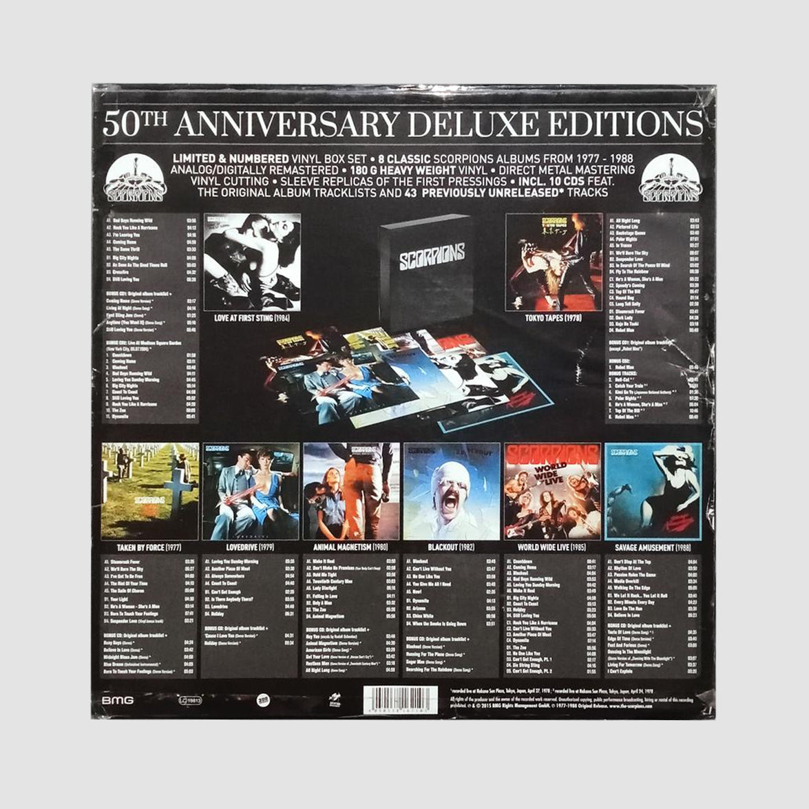 Scorpions - 50th Anniversarry Vinyl Box Set