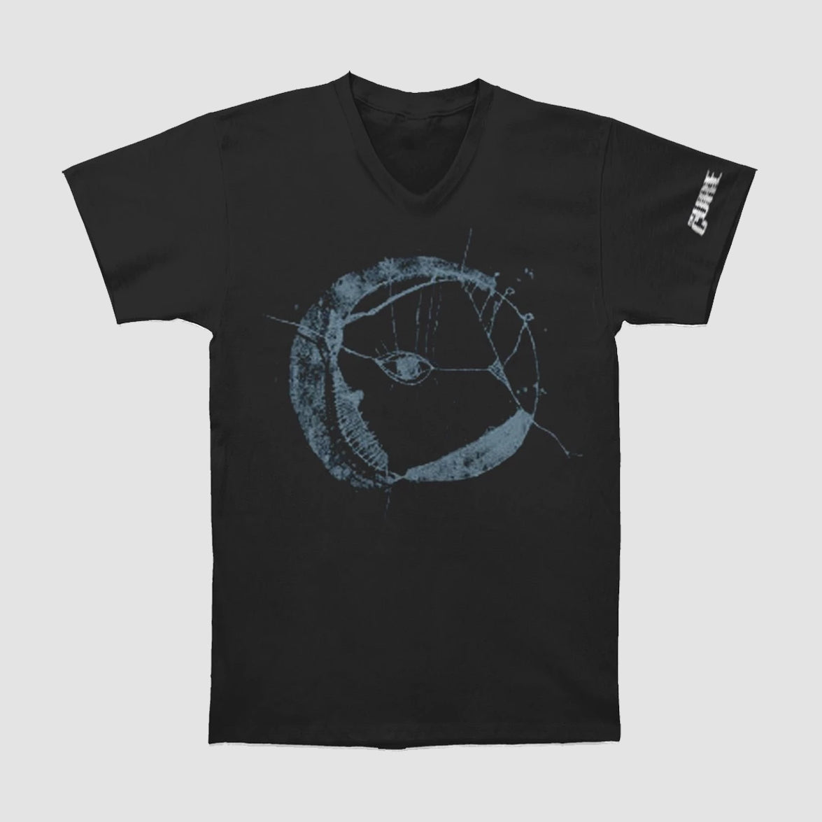 The Cure - Eyemoon Logo V-Neck