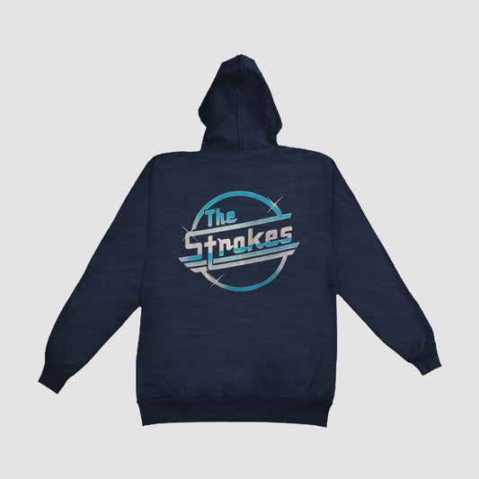 The Strokes - OG Magna Navy Zip Hoodie