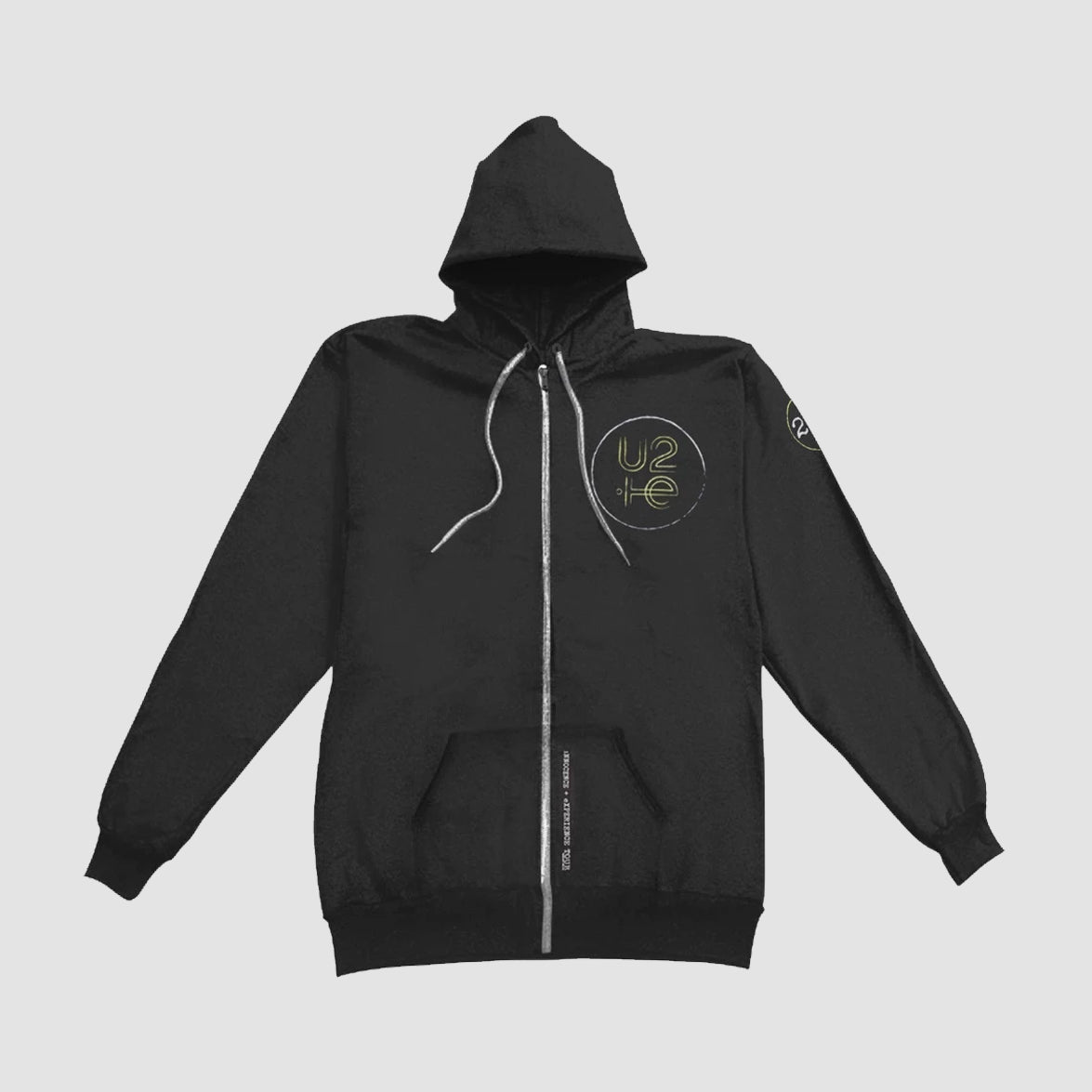 U2 - Innonce Experience Tour 2015 Black Zip Hoodie