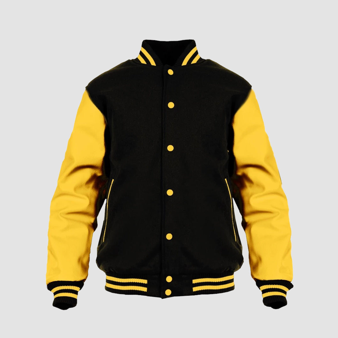 Wu Tang Clan - Logo Black/Yellow Varsity Jacket