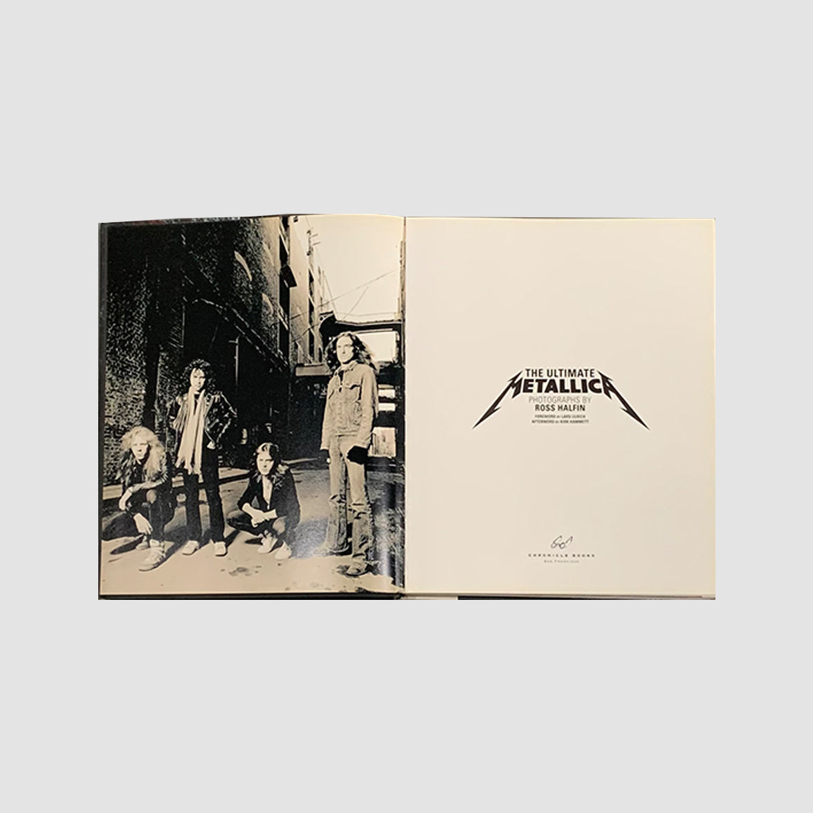 Metallica - The Ultimate Metallica Photographs by Ross Halfin Coffee Table Book