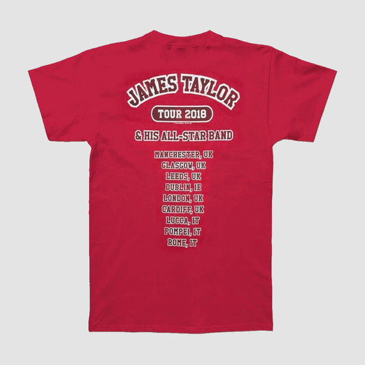 James Taylor - 2018 Tour Logo Red