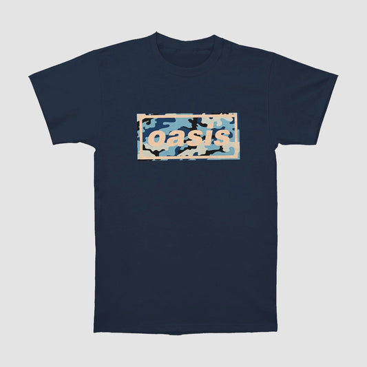 Oasis - Camo Logo Navy