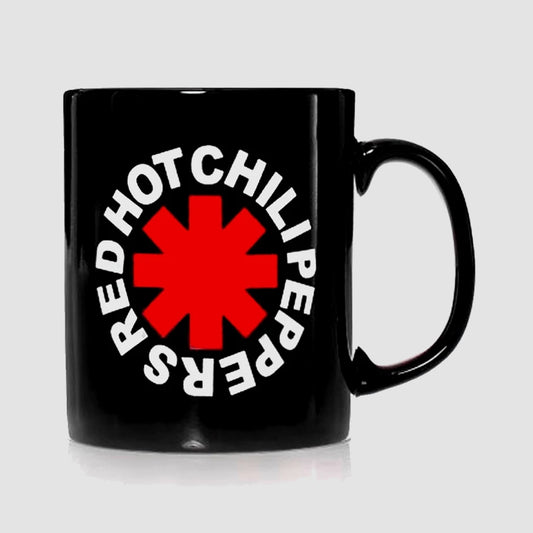 Red Hot Chili Peppers - Asterisk Logo Black Mug