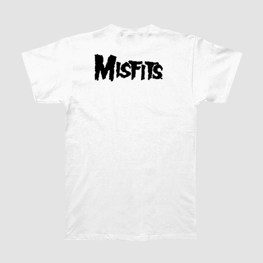 Misfits - All Over Skull White