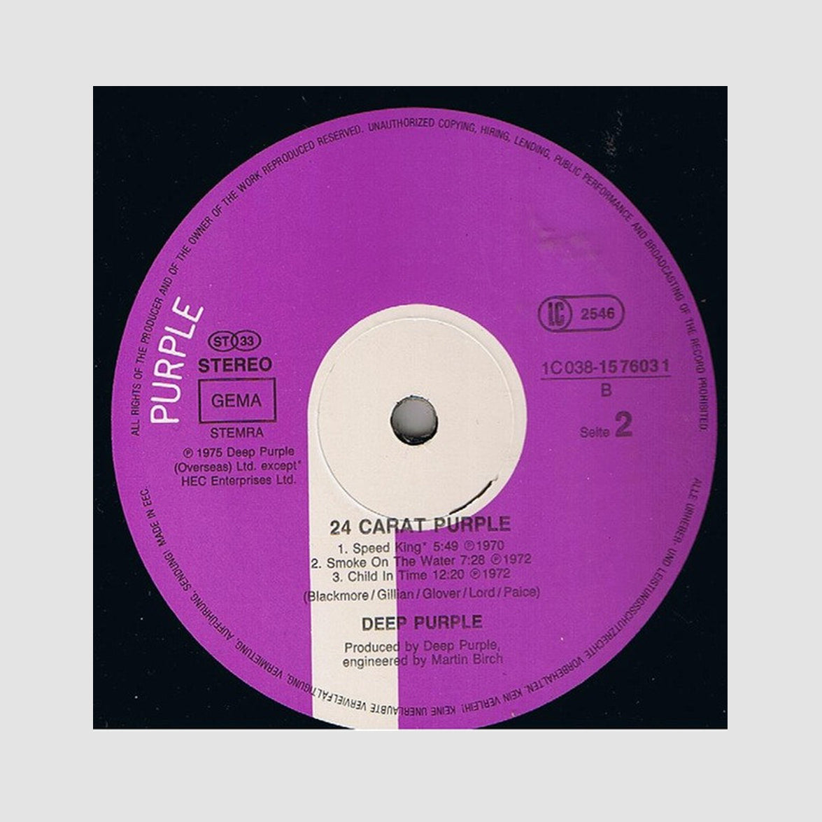Deep Purple - 24 Carat Purple Vinyl